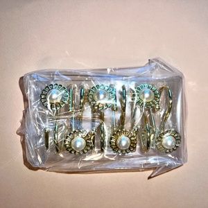 Shower Curtain Hooks | Vintage Decorative Shower Curtain Hooks